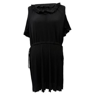 Chlo&eacute; See by Chlo&eacute; geplooide mini-jurk in zwart polyester