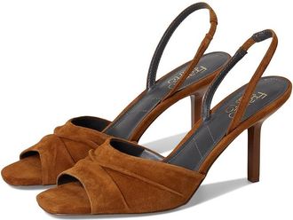 Franco Sarto Gogia Slingback Sandals Womens Sandals Tan Ambrosia Suede : 7.5 M, Leather/Textile