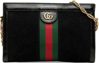 Gucci Pre-owned Gucci Small Suede Web Ophidia Chain Crossbody Ladies SOTDEQXWKWQZW3XB