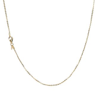 Autentica 16 Forzatine Diamond Cut Oval Link Chain Necklace