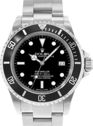 Rolex Pre-owned Rolex Sea-Dweller 4000 Automatic Black Dial Mens Watch 16600 BKSO