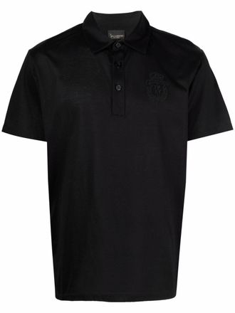 Billionaire Boys Club chest logo-crest polo shirt - Black
