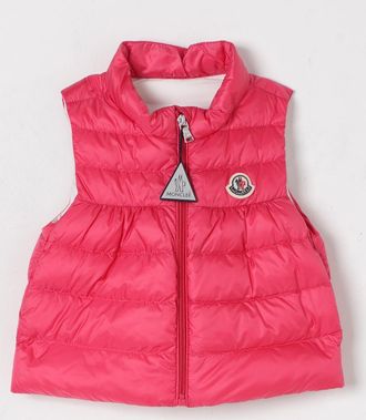 Moncler Piumino a gilet con logo Moncler in nylon imbottito