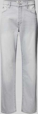 Only & Sons Straight Fit Jeans aus reiner Baumwolle Modell EDGE in Hellgrau, Gr&ouml;&szlig;e 28/32