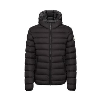Colmar Sportieve Donsjas met Vaste Capuchon - Heren - Ski Jassen - Zwart - 2XL - Nylon - Fitness