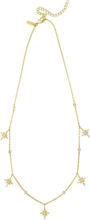 Mya Bay Constellation Diwali star-pendant necklaces - women - Semi-Precious Stones/24kt Gold Plated Brass - One Size