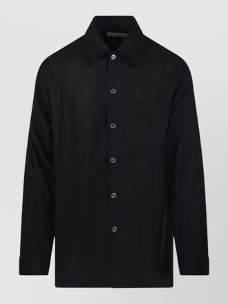 Our Legacy straight shirt long sleeves buttoned cuffs pocket