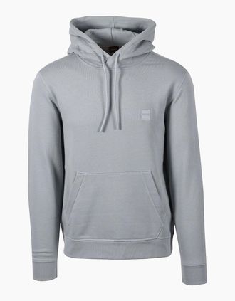 HUGO BOSS Mens BOSS ORANGE WETALK SWEATSHIRT OPEN GREY - Size: 38