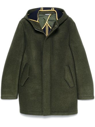 Manuel Ritz hooded coat - Green