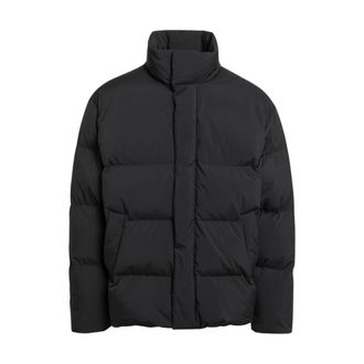 Saint Laurent Jassen, Heren, Zwart, XL, Doudoune Col Montant