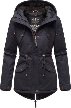 Marikoo dames winterjas Manolya met katoenen buitenstof & teddyvoering