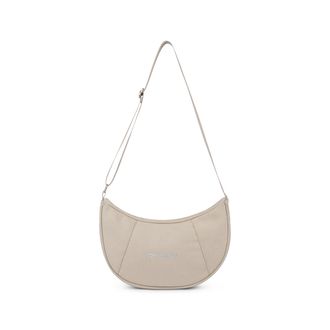 Freddy Borsa da spalla a mezzaluna in canvas con zip