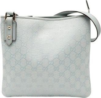 Gucci Pre-owned Vintage Crossbody Bag - Dames - Vintage Schoudertas - Blauw - ONE Size - Vintage