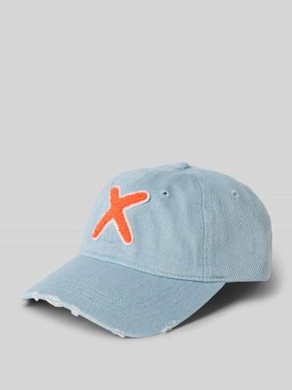 Unio Hamburg Base Cap mit Allover-Logo-Print Modell Kobe in Jeansblau, Gr&ouml;&szlig;e 1