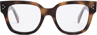 Celine Bold 3 Dots 53mm Butterfly Optical Sunglasses in Blonde Havana at Nordstrom