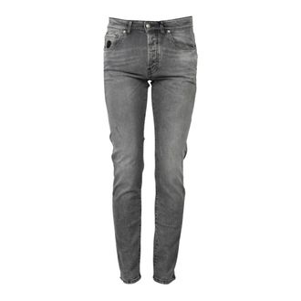 John Richmond Rechte Jeans - Heren - Jeans - Grijs - Maat: W34 Denim