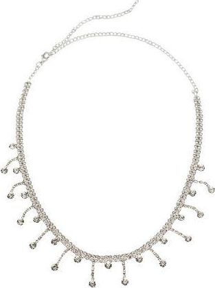 8 by YOOX EMBELLISHED RHINESTONES CHOKER