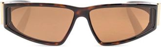 Alexander McQueen Y2K Zonnebril - Dames - Zonnebrillen - Bruin - ONE Size - Nylon - Accessoires