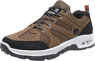 Generic Shoes for Men, Mens Casual Shoes Casual Canvas Low Top Lace Up Daily Footwear with Comfortable Lightweight Features Khaki