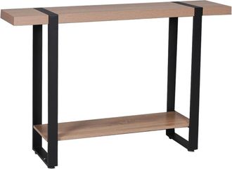 Weber Industries Consola, efecto madera clara y negra, L. 120cm