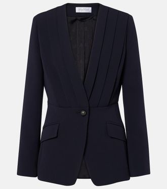 Max Mara Pleated cady blazer