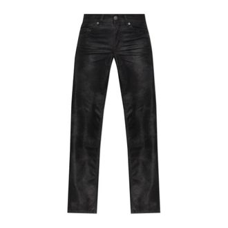 Isabel Marant Skinny Trousers, female, Black, Size: 2XS Kelsie Trousers