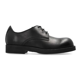 Maison Margiela Laced Shoes, male, Black, Size: 10 US Lace-up Derby Shoes