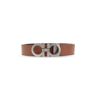 Ferragamo Belts, male, Brown, Size: 110 CM Double Adjus Belt