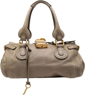 Chlo&eacute; Pre-owned Handbags, female, Brown, Size: ONE SIZE Pre-owned Paddington Handbag