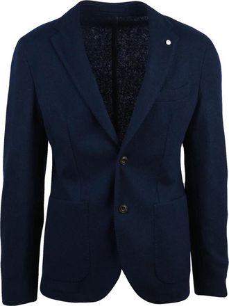L.B.M. 1911 Blazer in Panno - Heren - Blazers - Blauw - L - Wol - Jassen