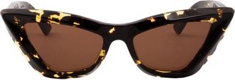 Bottega Veneta Sunglasses, female, Brown, Size: 53 MM Angle Sunglasses