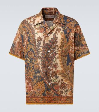 Valentino Paisley linen shirt