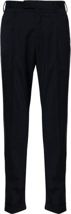 Pantaloni Torino tapered-leg tailored trousers - men - Polyester/Wool/Spandex/Elastane - 46 - Blue