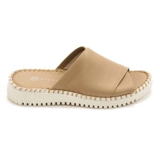 Eric Michael Womens Gloria Slide Sandals In Taupe