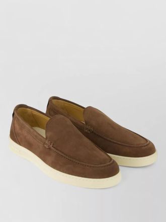 Woolrich calf leather slip-on sneakers