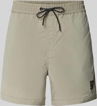 HUGO BOSS Regular Fit Shorts mit Label-Applikation Modell COLAS262S in Mint, Gr&ouml;&szlig;e XXL