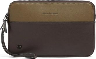 Piquadro Heren, Tassen, Bruin, Maat: ONE Size Leer