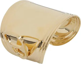 Linkidea Set Di 8 Braccialetti Rigidi In Acciaio Inox - 4 Oro E 4 Argento, XL 23 Cm, Per Polsi Grandi