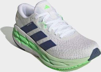 adidas Laufschuh ADIDAS PERFORMANCE ADISTAR 4, Herren, Gr. 42,5, cloud wei&szlig;, tech indigo, lime burst, Textil, Schuhe Laufschuh