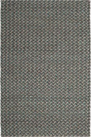 Safavieh Manhattan Hand Made Area rug, Turquoise / Grey Contemporary Style Non-Shedding