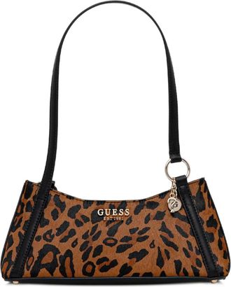 Guess Co Borsa tote Domitilla leopardata - Marrone