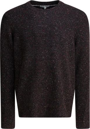 Alex Mill Donegal Crewneck Sweater - Heren - Ronde hals truien - Bruin - 2XL - Wol - Truien & Vesten