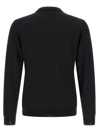 Zanone Virgin Wool Crewneck Sweater - Black