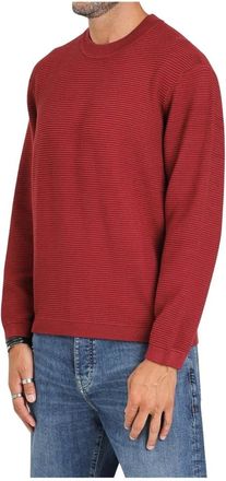 A|X Armani Exchange Truien & Vesten, Heren, Rood, L, Korte trui met ronde hals