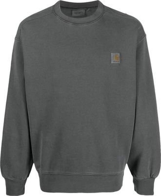Carhartt Work in Progress Dark Grey Logo Sweatshirt