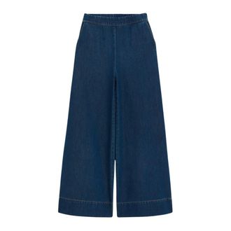 Suncoo Jeans a gamba larga in Tencel - - Trousers - Donna - Blu - XS