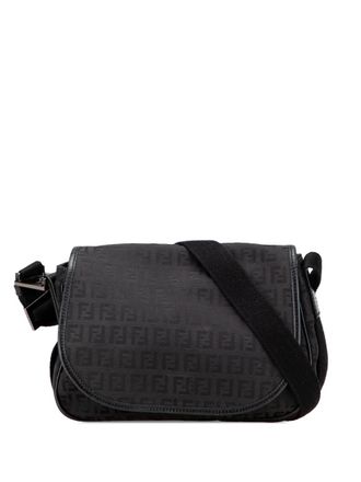 Fendi 2000-2010 Zucchino Canvas crossbodytas - Zwart