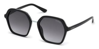 Guess GU7557 01B Womens Sunglasses Black Size 54