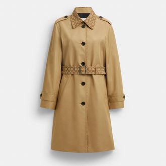 Coach Trench With Signature Piping