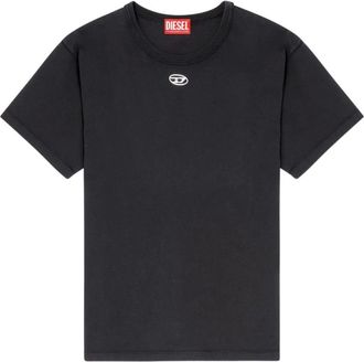 Diesel Tops, Dames, Zwart, S, T-Shirt